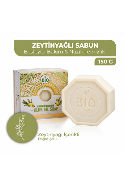 Bio Asia Zeytinyağı & Zeytin Yaprağı Sabunu – Nazik Bakım Dokunuşu – 150 g