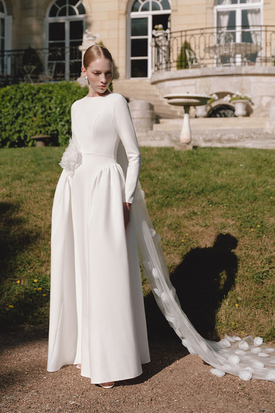 Manuka Lora Evening Dress Ecru