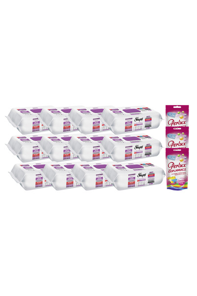 Sleepy PACHET PROMOȚIONAL: 12× Șervețele de curățare Orchid Garden 100 buc + ...