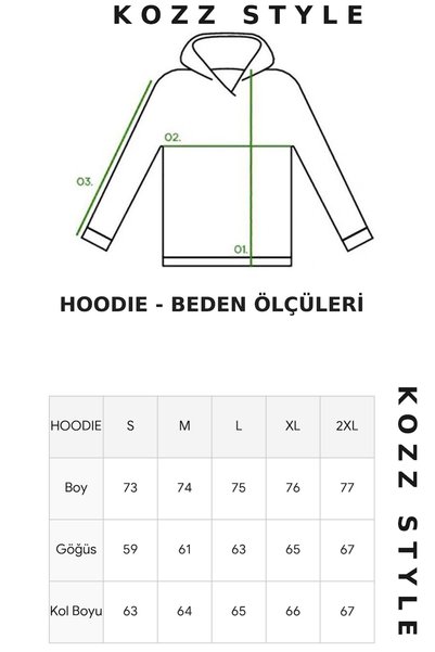 K KOZZ STYLE Unisex 3 Thread Cotton Navy Blue Nirvana Print Loose Fit Sweatshirt Hoodie