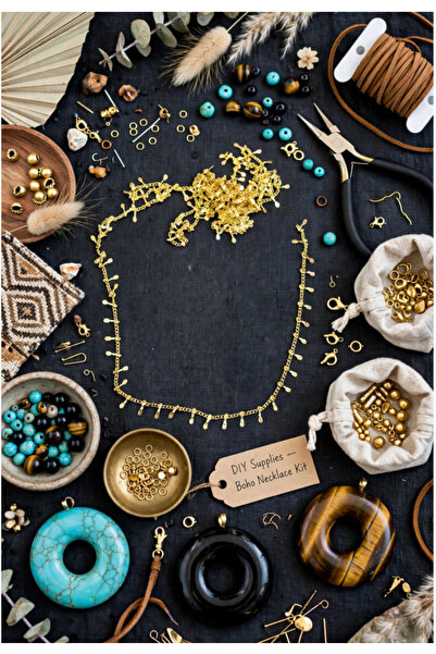 zerzembe Gold Dangle Chain Necklace - Boho Choker with Drop Tassels Design Yo...