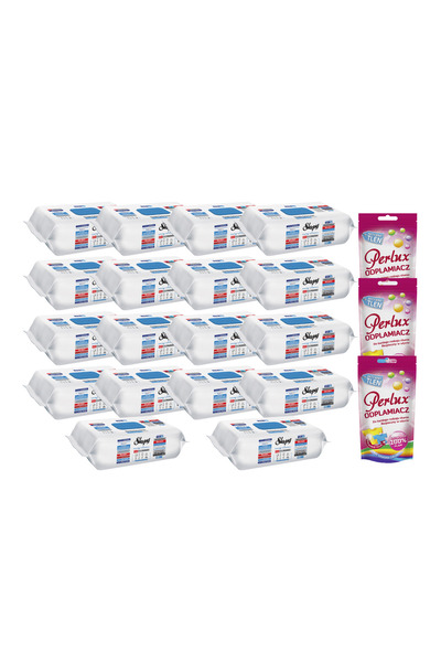 Sleepy PACHET PROMOȚIONAL: 18× Șervețele cu aditiv pentru înălbitor 100 buc +...