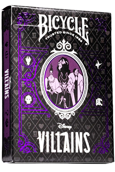 Generic Brand |   Disney Villains Purple Color Deck Playing Card