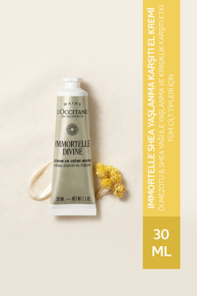 L'Occitane Immortelle Shea Yaşlanma Karşıtı Onarıcı El Kremi, Ölmezotu ve She...