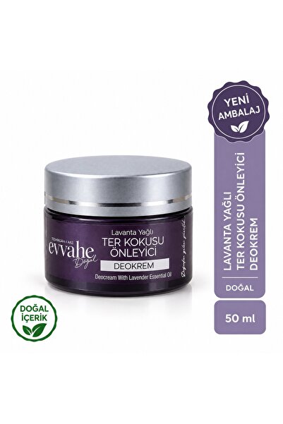 EVVAHE DOĞAL Lavanta Yağlı Ter Kokusu Önleyici 50 ml