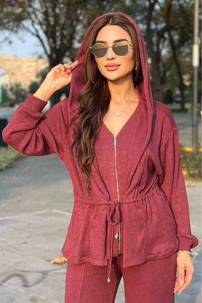 FEVER Fermuarlı örme bluz