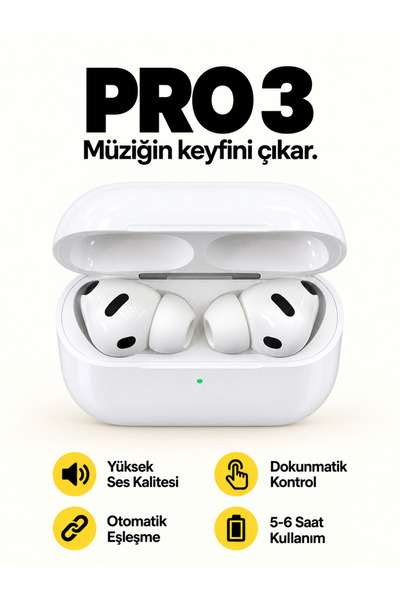 kawigo Bluetooth Kulaklık ios android uyumlu PRO 3 Yeni Seri Kablosuz Bluetooth Kulaklık Kulak İçi Kulaklık Şarj Kutulu