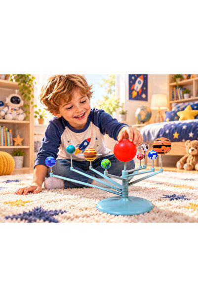 ideal STORE Joc Educativ idealSTORE Sistemul Solar 3D Pentru Copii, Include 8...