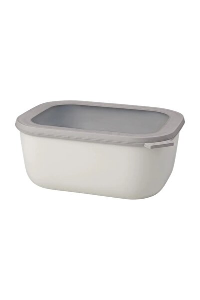 Mepal Multi Bowl Cirqula Rectangular Saklama Kabı 3000 ml – Beyaz