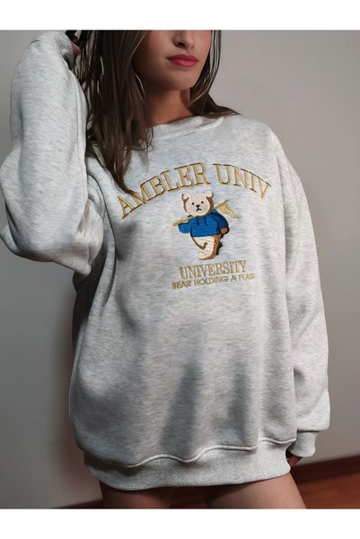 MADAMMERY Ambler Bear Fleece Sweatshirt