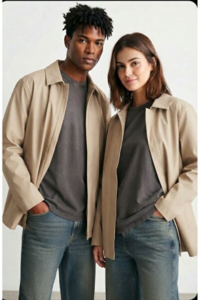 Unisex Relax Fit Negative Cool Dyed %100 Pamuk Parça Boyamalı Tişört