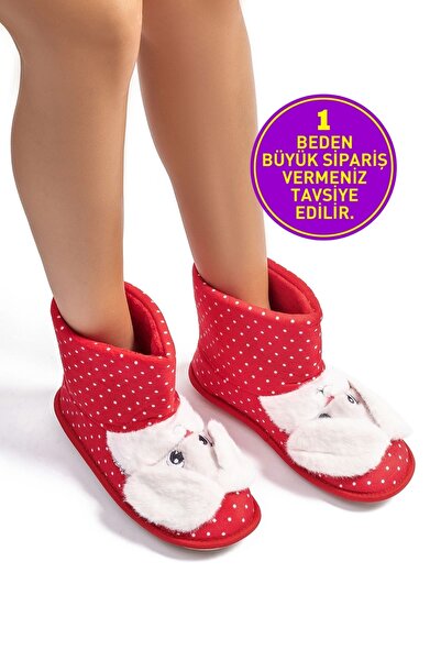 Twigy Bunny Kadın Ev Botu Kırmızı 36/41