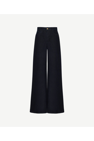 Yargıcı Denim Wide High Waist Pants