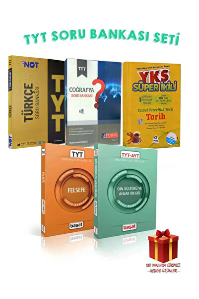 Başat Yayınları Tyt Türkçe-tarih-coğrafya-felsefe-din Kültürü Sözel Soru Bank...