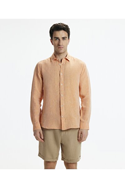 Yargıcı Regular Fit Long Sleeve Lapel Buttoned Sports Shirt