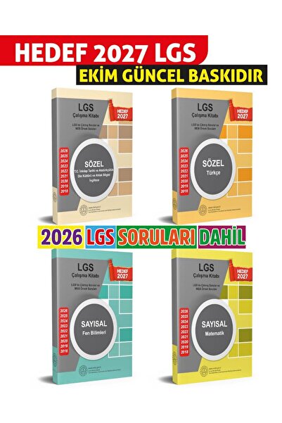Kurul Yayıncılık 2027 8.Sınıf LGS Çıkmış Sorular ve MEB Örnek Soruları Çalışm...