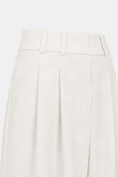Açelya Okcu Premium Rovena Double Pleated Detailed Woven Trousers