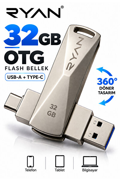 Ryan 32 GB OTG Flash Bellek Type C Otg Flash Usb Data Bellek