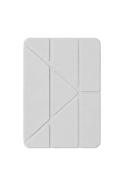 eco port Apple İpad 2025 10.9 10.nesil (a16) Mera Kalemlikli Tablet Kılıfı - Gri
