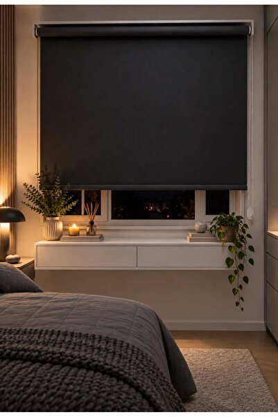 İREMKARAHOME BLACKOUT IŞIK GEÇİRMEYEN STOR PERDE SİYAH