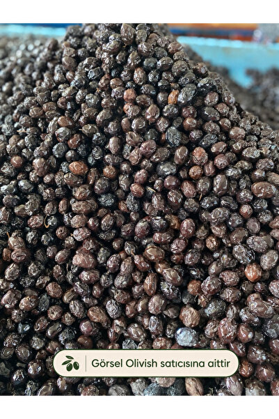 olivish Natürel Az Tuzlu Siyah Zeytin Kuru Sele 500g