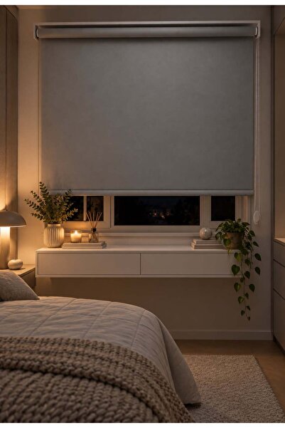 İREMKARAHOME BLACKOUT IŞIK GEÇİRMEYEN STOR PERDE GRİ