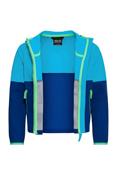 Jack Wolfskin Детско софтшел яке с качулка Sandbird SS 2026-Син-140