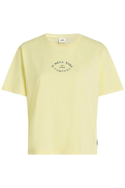 O'Neill Γυναικείο T-shirt σε φαρδιά γραμμή με στάμπα στην πλάτη - Πράσινο - S