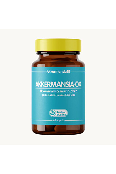 akkermansiam -OX Akkermansia Muciniphila Içeren Takviye Edici Gıda 60 Kapsül ...