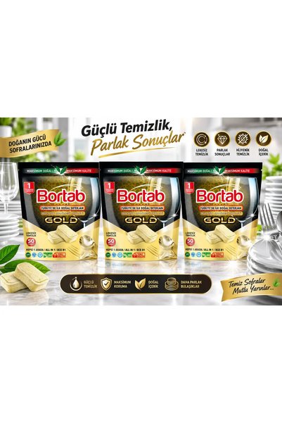 bortab bulaşık tableti doğal vegan