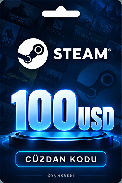 Steam 100 USD Cüzdan Kodu