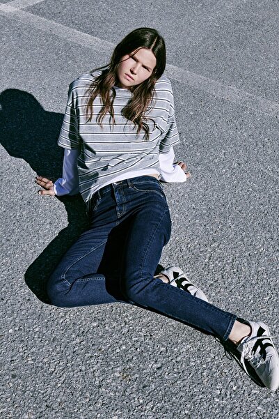 H&M Skinny High Waist Ankle Jeans