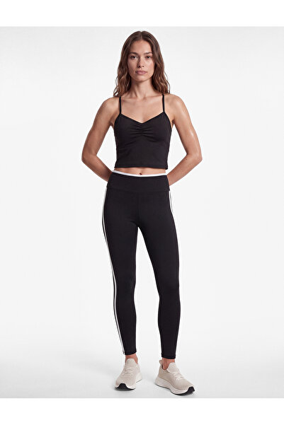 Koton Slim Fit Sport Blouse with Rope Straps and Back Detail
