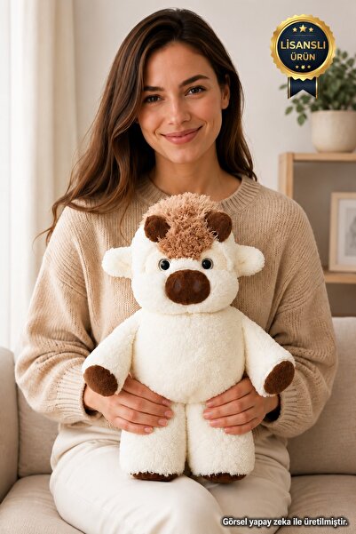 Pandamkee Sallanınca Koşan Peluş İnek - Eğlenceli Sallama Efektli Lisanslı Oy...