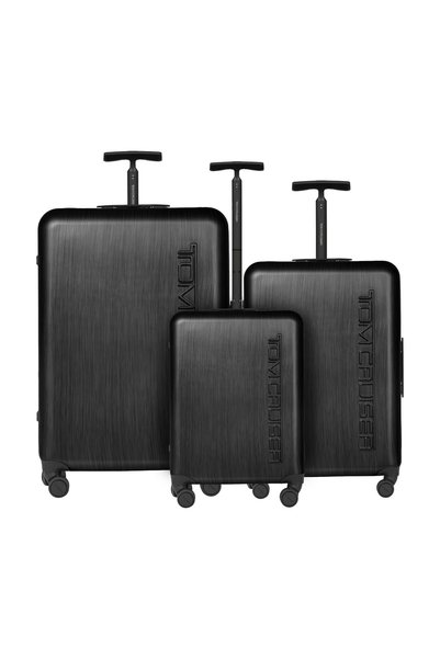 Tom Cruiser Space 3-Piece Hard Luggage Set - Black
