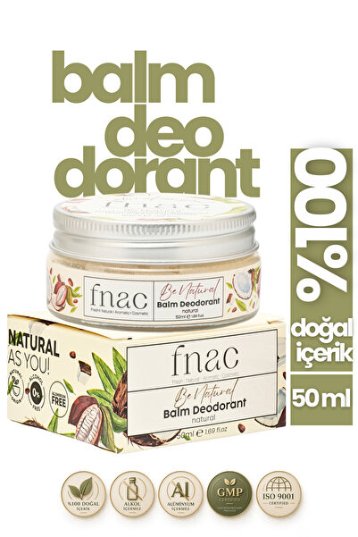 fnac Unisex | 50 ml | %100 Doğal İçerikli Ter Kokusu Önleyici Krem Deodorant ...