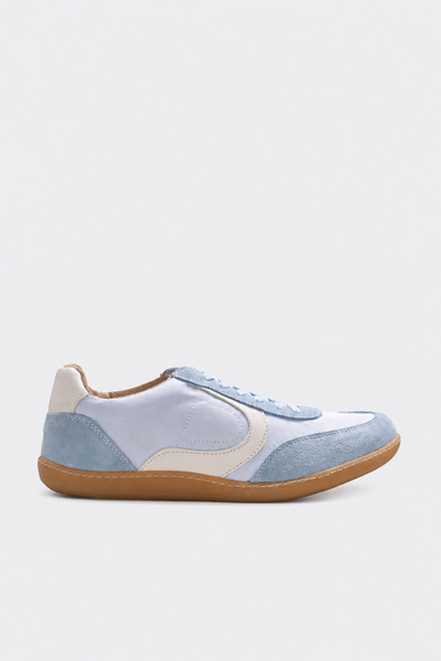 FAST STEP Genuine Leather 846Za1701 Baby Blue Women's Casual Shoes