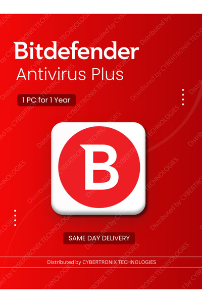 BITDEFENDER Antivirus Plus | 1 PC for 1 Year | Digital License | SAME DAY DEL...