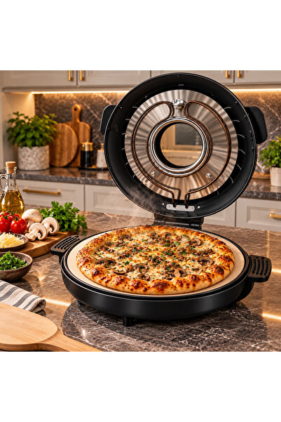 dubbo 2000 W.40 cm CAMLI PİZZA,LAHMACUN,KEK,ET TAVUK BALIK VS.** TAŞFIRIN