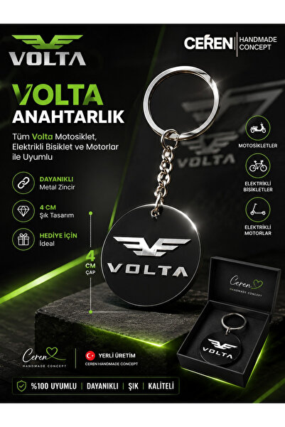 Volta Logolu Anahtarlık, Anahtarlık, Aksesuar, Bisiklet Anahtarlık, Motorsikl...