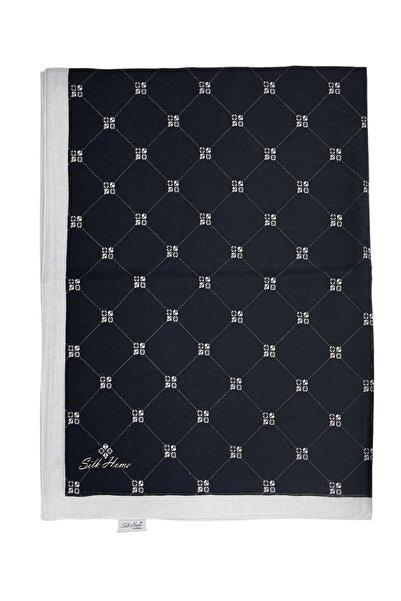 Silk Home Olinda Shawl - 49003 - Matte Black White