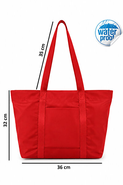 tuttobene TRENDY Red TOTE Omuz Çantası XL boy TB022