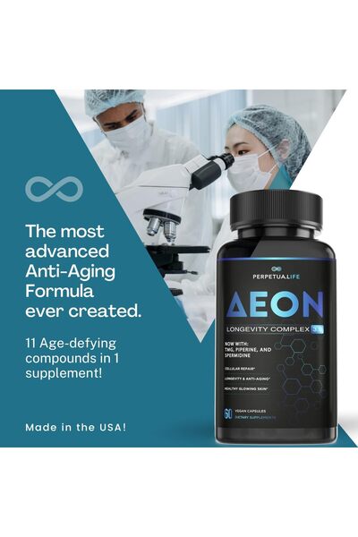 Perpetua Life Nutrition Perpetua Life AEON Liposomal NAD+ Longevity Complex w...