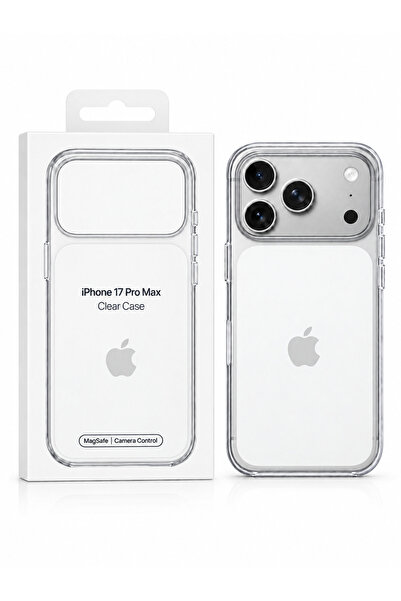 PAST WORLD جراب آيفون 17 برو ماكس بشعار أبل ودعم ماج سيف MagSafe