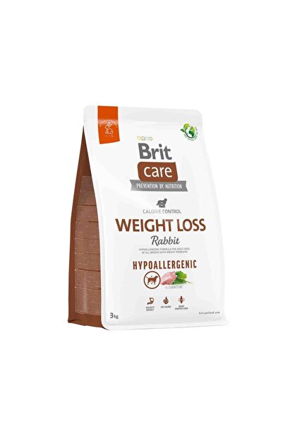 Brit Care Hipoalerjenik Weight Loss Tavşan Etli Kilo Dengeleyici Diyet Yetişkin Köpek Maması 3 kg