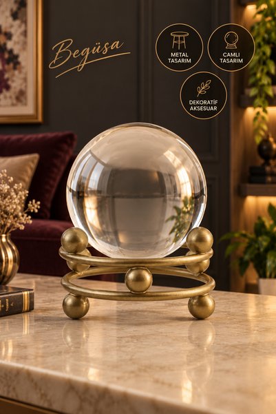 Begüsa Avren Aksesuar Eskitme 2 Halkalı, Metal Dekoratif Obje, Dekoratif Ev A...