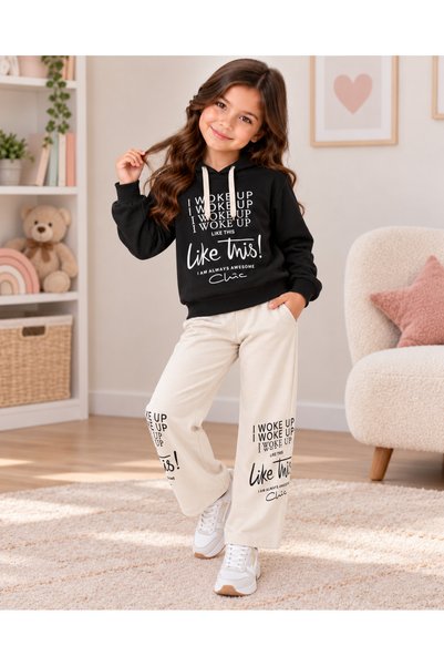 KAMİKAM Quality Combed Cotton Seasonal Young Girl Suit