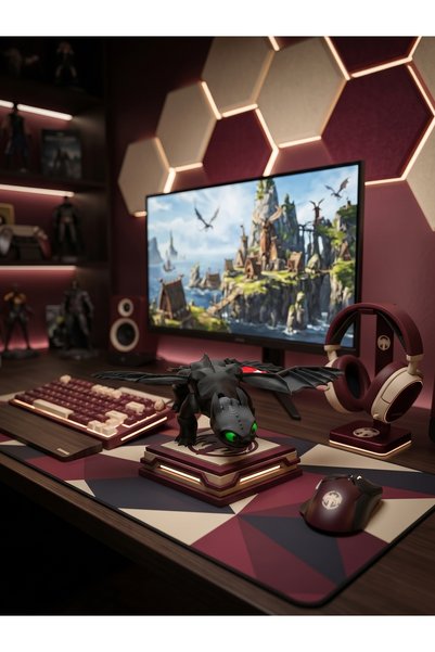 Dest Studio 3D Hareketli Dişsiz (Toothless) Figürü / Oyuncak