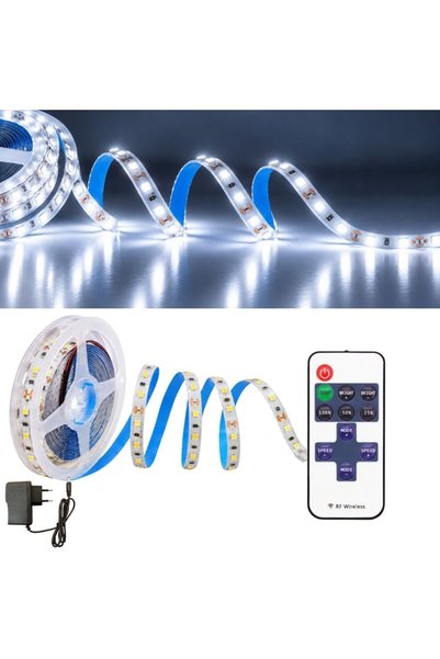 burul 5 Metre Şerit Led Işık Dimmer Kumandalı Mutfak Tezgah Çalışma Masası Ra...