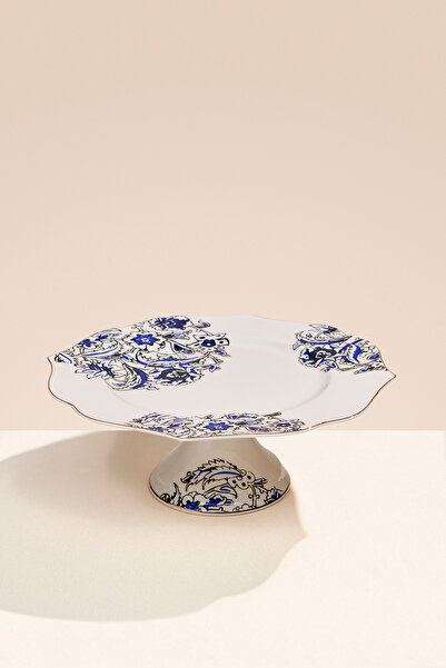 Paşabahçe Mavi Beyaz 27x27 cm Pasta Servis Tabağı